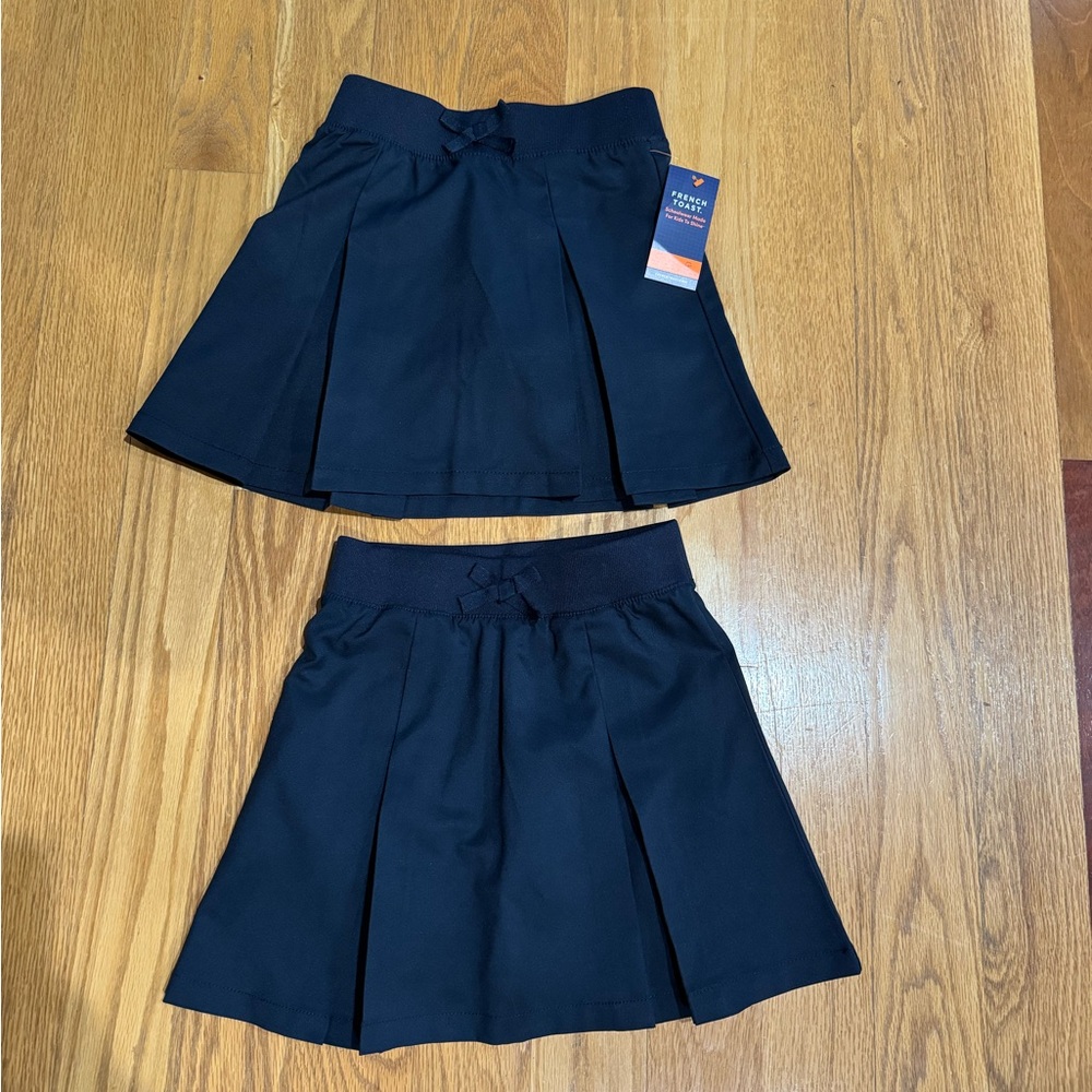 French Toast Navy Uniform Skorts Size 7